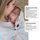 Babytrage Tasche von SimpleeBaby – ergonomische FullBuckle Babytrage ab Geburt, Nähe, Wärme und Herzschlag beruhigen Babys zuverlässig und helfen beim Einschlafen - bequem und sicher für Eltern & Kind