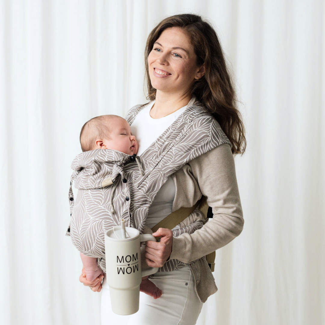 Babytrage Neugeborene – FullBuckle Trage mit Schnallen, wächst flexibel im ersten Lebensjahr mit