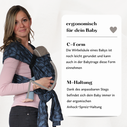 Safe.Tie Tragetuch Toddlersize - Chloe -