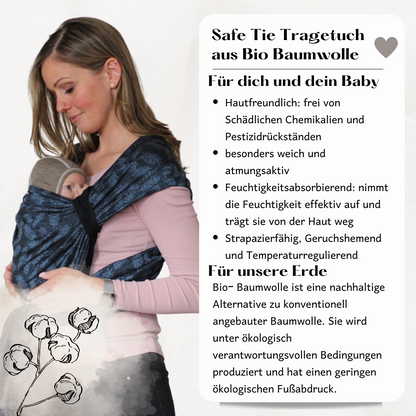 Safe.Tie Tragetuch Toddlersize - Chloe -