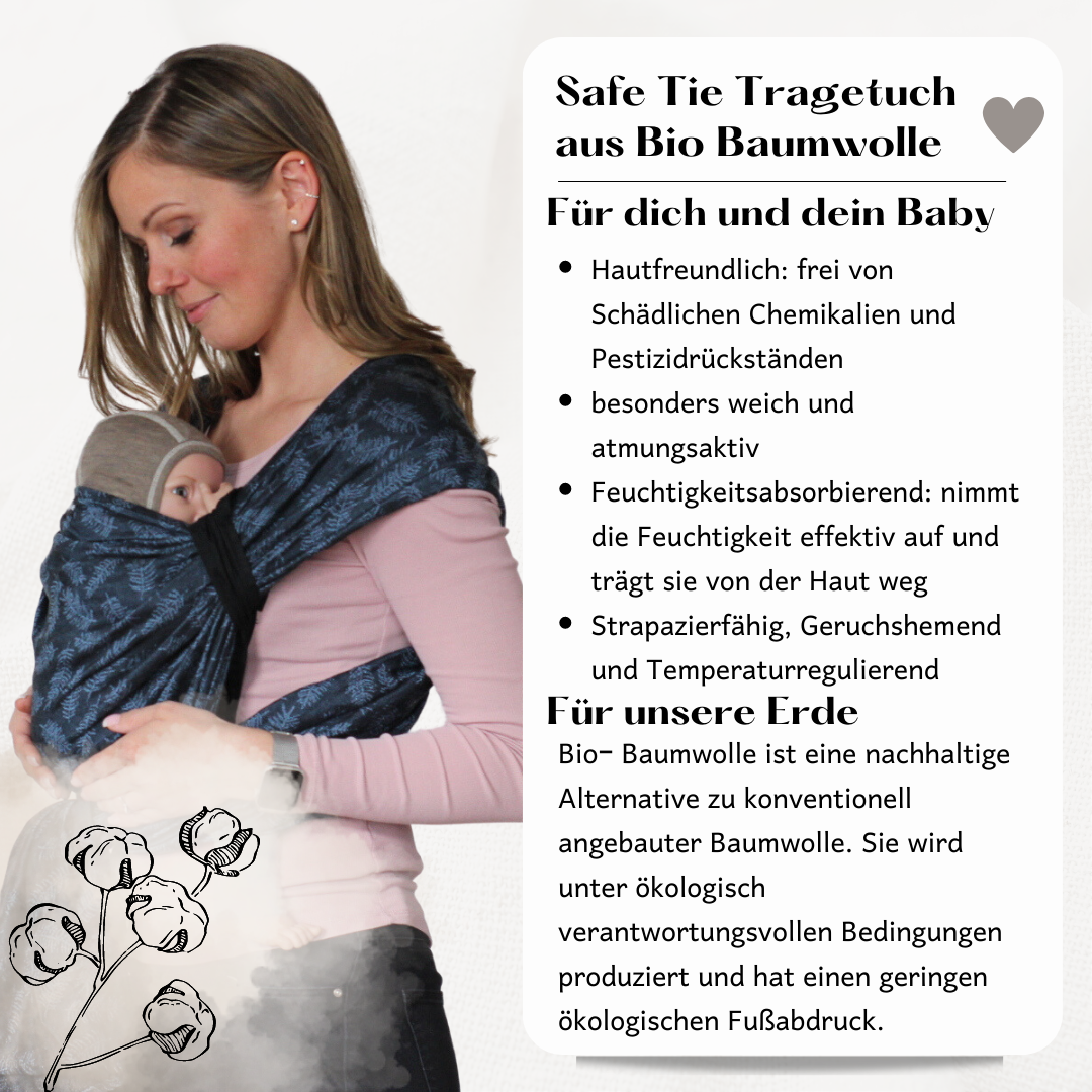 Safe.Tie Tragetuch XL Toddlersize - Elise -