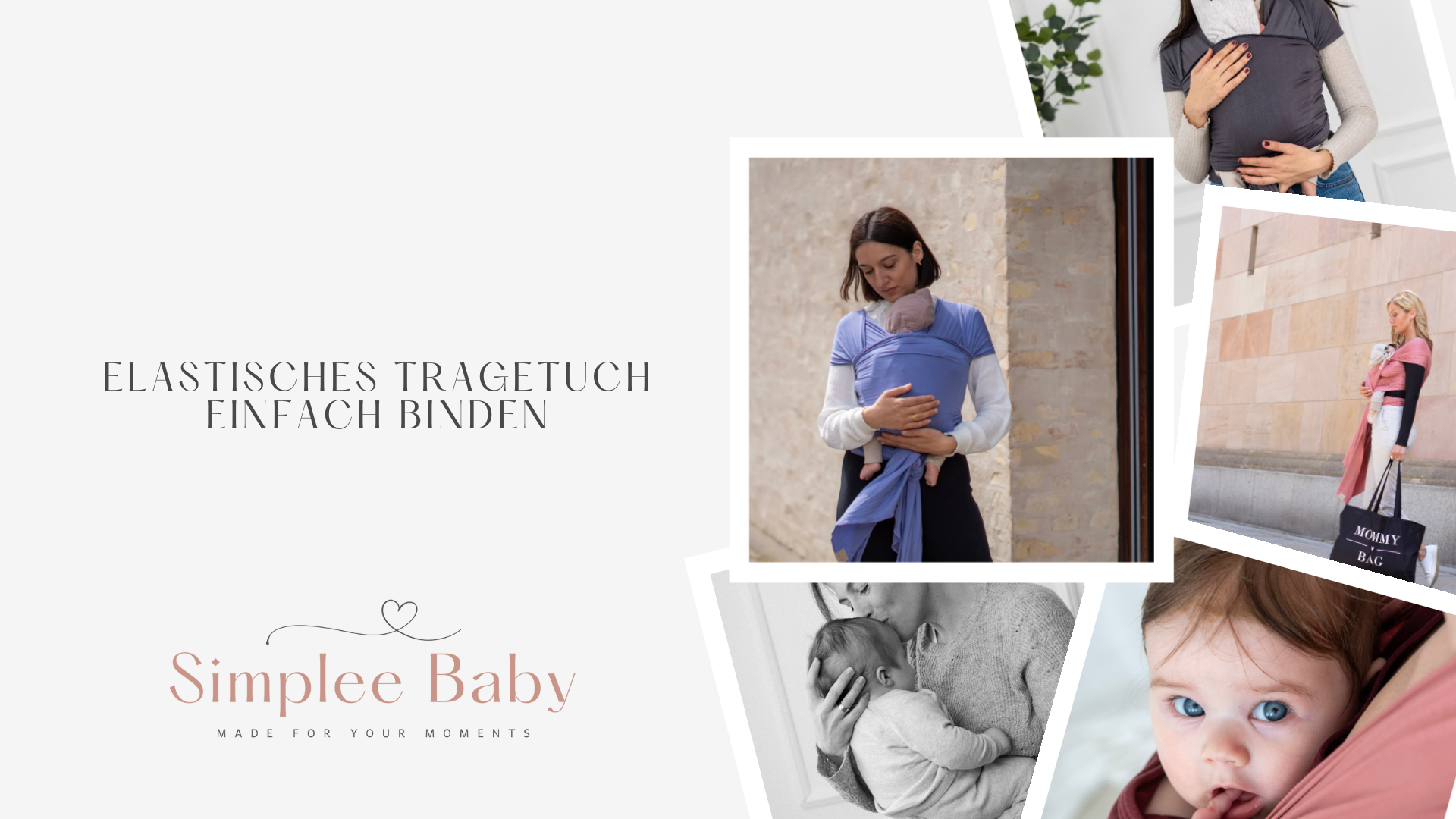 Video laden: Anleitungsvideo zum elastischen Tragetuch