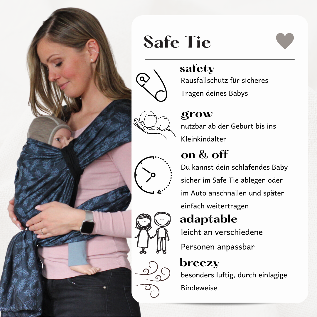 Safe.Tie Tragetuch Toddlersize - Chloe -